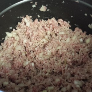 You can even brown ground pork in the pot of the pressure cooker. Add sauce once it's 3/4 cooked.